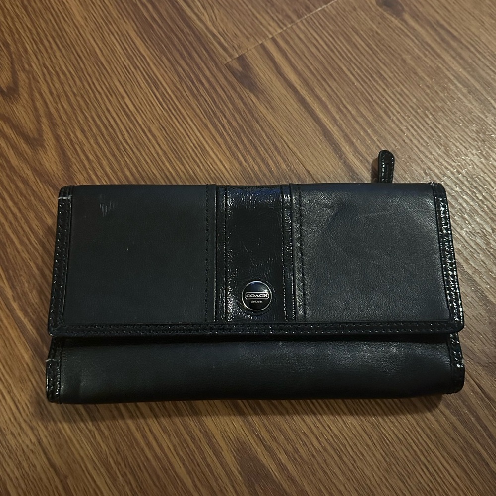 Coach leather wallet